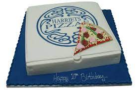 Send a personalized card with your cookie delivery. Pizza Box Birthday Cake