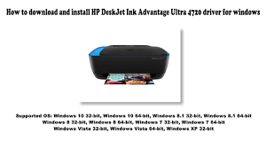 Описание:deskjet 3830 series full feature software and drivers for hp deskjet ink advantage. How To Download And Install Hp Deskjet Ink Advantage Ultra 4720 Driver Windows 10 8 1 8 7 Vista Youtube