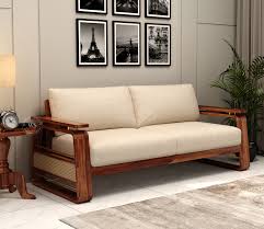 vedic 3 1 1 sheesham wood sofa set