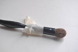 fix a broken ferrule on a makeup brush