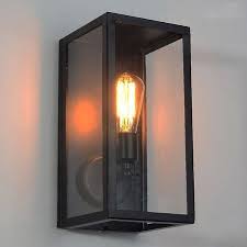 glass wall lamp lighting fixture