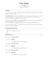 Types Of Resume Format Sample Type Resumes How To A Three Different