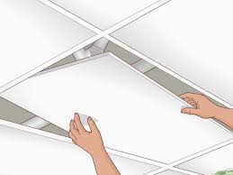 how to remove a ceiling tile easy diy
