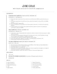 Resume examples see perfect resume samples that get jobs. Construction Inspector Resume Examples And Tips Zippia
