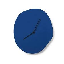 Melt Wall Clock Blue 2nd Floor