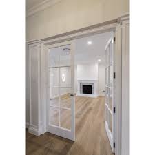8 Lite Interior Solid Glass French Door