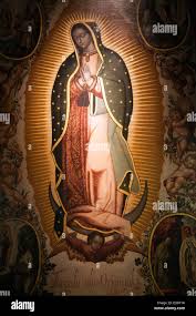 La pintura de la Virgen de Guadalupe en el Castillo de Chapultepec en la  Ciudad de México DF Fotografía de stock - Alamy