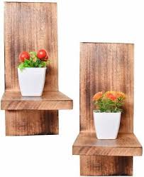 Wooden Wall Planter For Plant