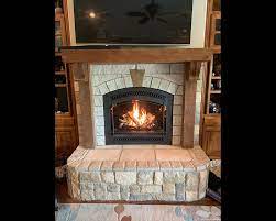 elegant fireside patio fireplace