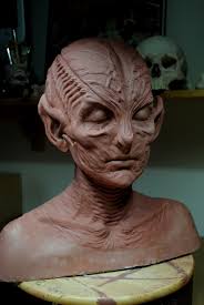 female alien prosthetic makeup stan