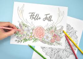 Printable coloring and activity pages are one way to keep the kids happy (or at least occupie. Free Fall Coloring Pages Dream A Little Bigger