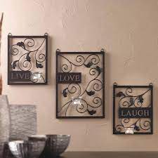 Live Laugh Love Metal Wall Decor In