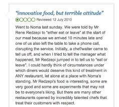 Bad Restaurant Reviews Examples
