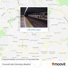 de colombia en madrid en metro
