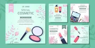 cosmetic social a post vector art