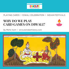 tradition of playing cards on diwali