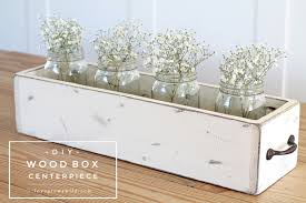 Gathered flower {tutorial} | jones design company. Diy Wood Box Centerpiece Love Grows Wild