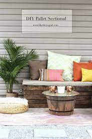 diy pallet sectional for outdoor