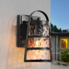 Solar Outdoor Wall Lantern Sconce