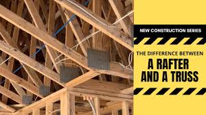 difference between a truss and a rafter