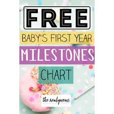 Babys First Year Milestones A Free Chart The Newlymoms