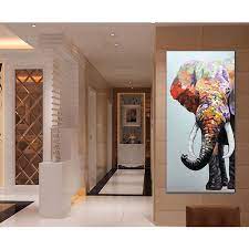 Canvas Art Wall Decor Modern Elephant