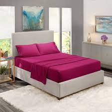 magenta luxury bedding sheets set