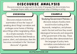 21 great exles of discourse ysis