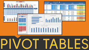 Pivot Table Excel Tutorial Learn Pivot Tables Slicers Charts Dashboards In 1 Hour