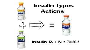 insulin r n and 70 30 insulin