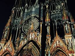 Reims cathedral is a rib vault and cathedral that was built from 1211 until 1427. Reve De Couleurs In Reims