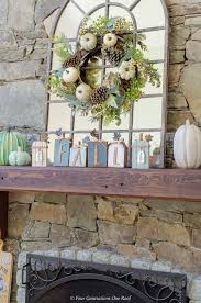 Decorating With Blue Fall Decor On Our