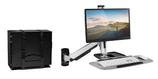 4 out of 5 stars, based on 6 reviews 6 ratings current price $94.99 $ 94. Wall Mounted Sit Stand Single Monitor Workstation Mi 7905 Mount It