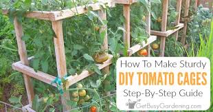sy diy wooden tomato cages
