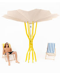 Blossoming Beach Umbrella Turns Solar
