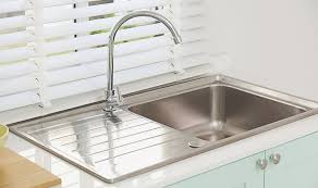 how to clean kitchen sink drains the