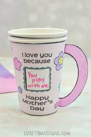 Coffee Cup Crafts Mothers Day Crafts