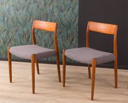 model 77' dining chairs by niels o