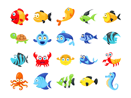 fish cartoon vector frebers
