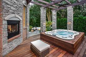 75 Awesome Backyard Hot Tub Designs