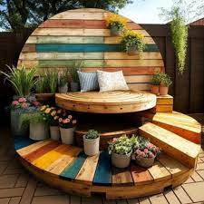 Most Beautiful Wooden Pallet Deck With