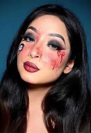 y halloween makeup transformation