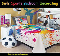 girls sports bedroom decor