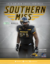 The 2015 Usmgoldeneagles Football Roster Card Southern
