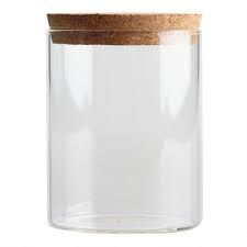 Perfect to bring style to any space or special event, these glasses can be filled with decor, flowers, rice, sand, shells, and more. Small Glass Canister With Cork Top Set Of 2 World Market