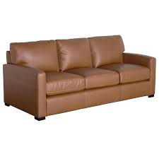Bassett Wilson Leather Sofa In Pecan