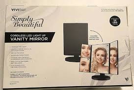 vanity mirror tri fold