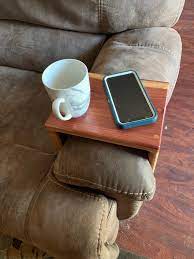 Wooden Couch Armrest Tray