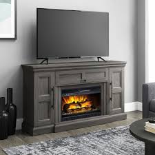 Gray Fireplace Whalen Furniture