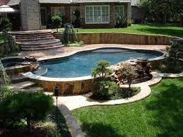 above ground pools with decks garden